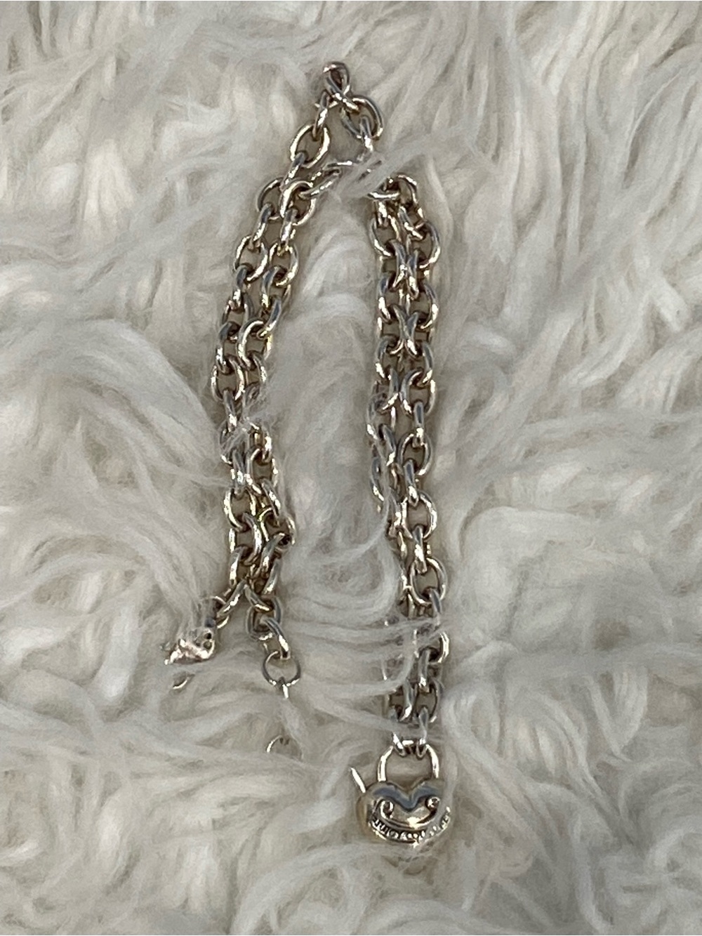 Juicy Couture 925 Sterling Silver Heart Necklace - Picture 7 of 8